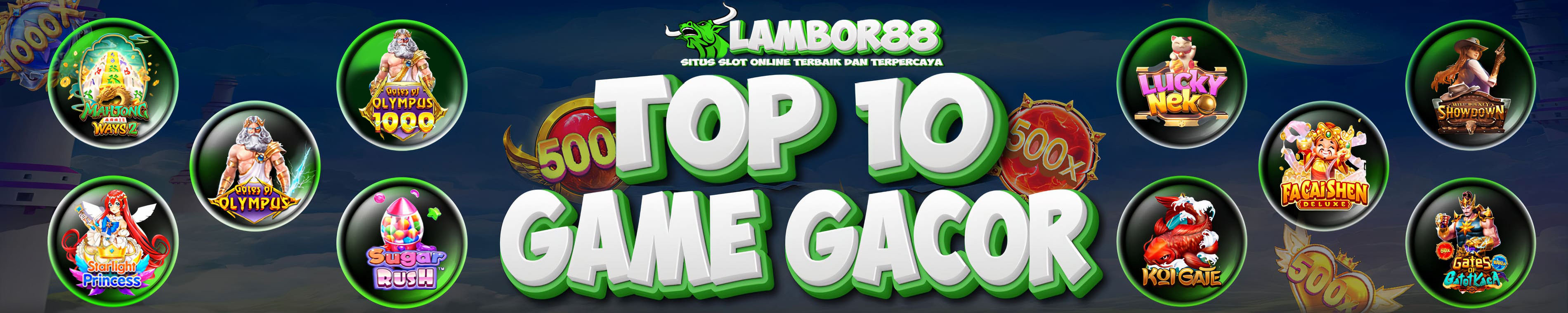TOP 10 GAME GACOR SLOT
